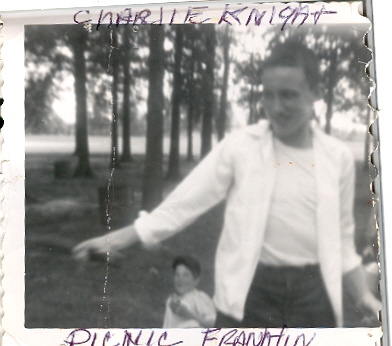 Charlie Knight, Rahway Park, Franklin school picnic