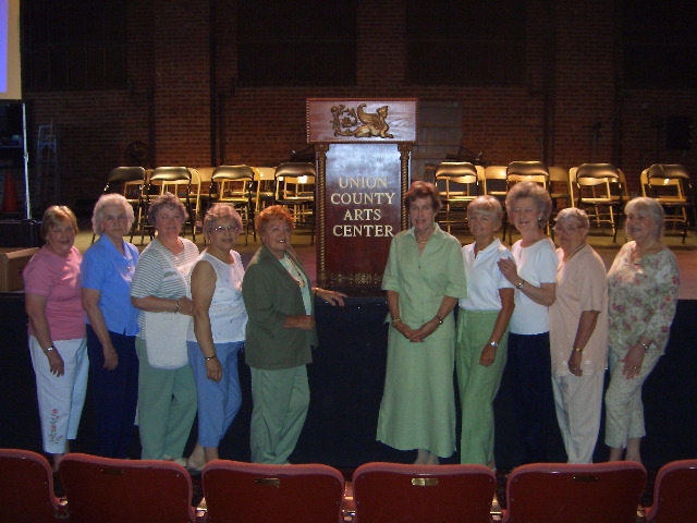 In May, 2005 Joyce Koch McLean assembled a group of lady classmates to complete the action of selecting the two seats at the UCAC in Rahway the RHS class of 1953 had agreed, through donations at the 50th Reunion, to sponsor. Joyce then hosted a luncheon a