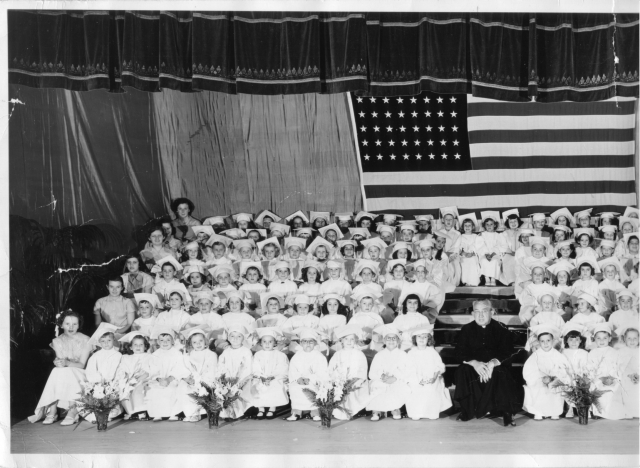 St. Marys kindergarten graduation 1952 part 1.