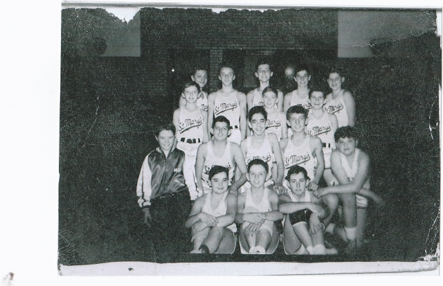 St Marys Basketball team 
around 1949/50