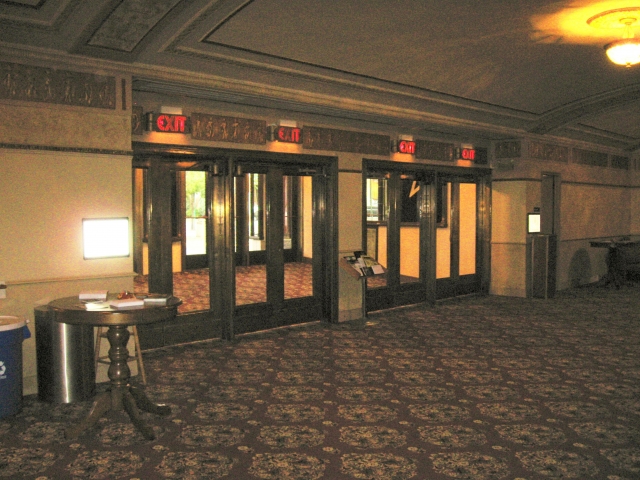 Inside new Rahway Theater