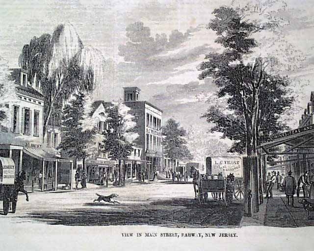 Main St Rahway late 1800s