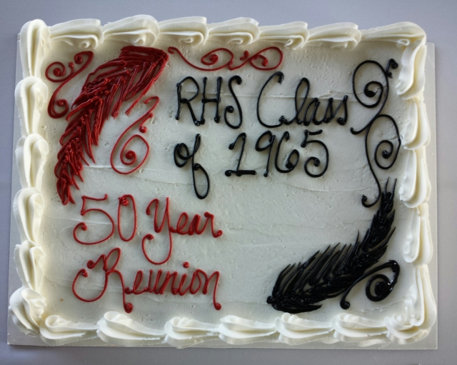 RHS Class of 65s 50th Anniversary Cake
10/10/15 River Queen Cruise  