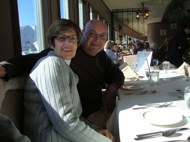 Nancy and Marcel Bartels at Dimillos.