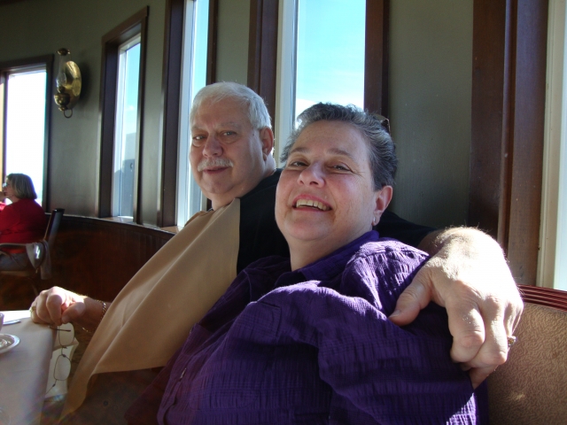 Joe and Margaret Velotti at Dimillos.