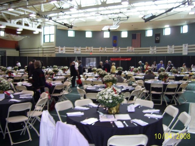 The New Rahway Rec Center is readied for 500+ Alumni guests.