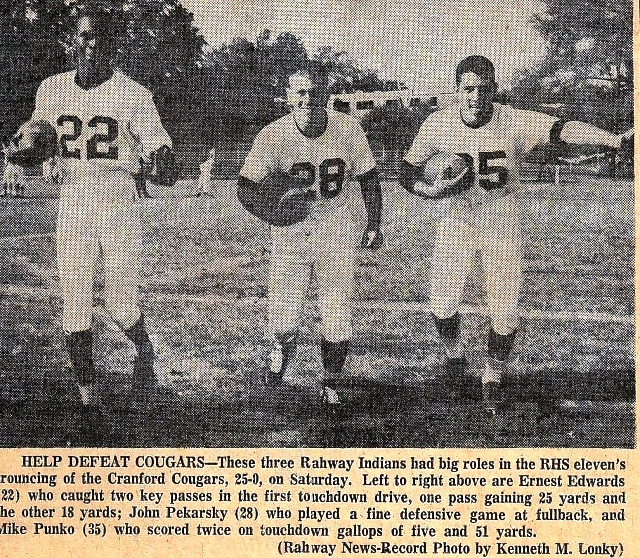 Ernie Edwards, John Pekarsky & Mike Punko, class of 65. See 1964 Press Release
